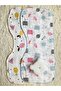 Double Muslin Double Layer Snap Bib/Shoulder Cover & Bath Sponge - 2