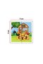 5 Pieces Wooden 4 Piece Puzzle Baby's First Set (Cow-Horse-Sheep-Duck-Chicken) - 5