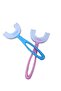 U-Shaped Practical Children's Toothbrush 2-12 Years Pink (1 Piece) - 2