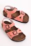 Children's Unisex Pomegranate Flower Comfortable Poly Sole Double Buckle Sandals