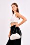 Cream Women's Satin Clutch Evening Dress Bag - 5