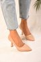 Women's Lazzita Skin Heeled Stiletto Shoes - 2