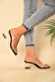 Women's Juliette Black Transparent Strap Heeled Slippers - 4