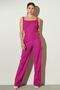 Women's Fuchsia Wide Leg Trousers - 3