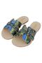Women's Vegan Leather Multicolored Slippers - All Beauty is in You Design