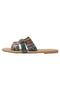 Women's Vegan Leather Multicolored Slippers - Ballerinas Design - 3