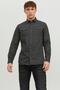 Jjesheridan Black Slim-Fit Men's Denim Shirt - 12138115