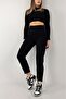 Tong High Waist Black Mom Jeans Power Lycra Flexible Jeans