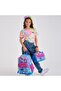 Kids Blue Pink Flamingo Patterned 3-Piece School Bag Set Goset0123730 - 2