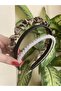 Set of 3 satin and crystal stone crowns