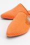 PESA Orange Straw Stone Women's Slippers - 5