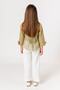Girl's Khaki Jacket with Bow Detail - 5