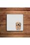 Cute Dog Themed Natural Stone Travertine Coasters Set of 4 - 2