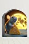 Mouse Hole and Cheese Wall Sticker Special for Children's Room Baseboards and Schools