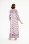 Gathered Sleeve Button Detailed Viscose Dress - 5