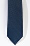 Men's Navy Blue Patterned Tie - 2