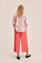 Red Women's Trousers 27008633 - 12