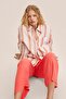 Red Women's Trousers 27008633 - 6