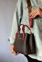 New Product 3 Compartment Women's Shoulder Bag 2193 Red - 2