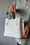 New Product 3 Compartment Women's Shoulder Bag 2193 White - 2