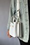 New Product 3 Compartment Women's Shoulder Bag 2193 White - 3
