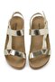 EWO 3FX Gold Women's Thick Sole Sandals - 4