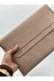 Macbook Air And Pro Case 13.3" / 13.6" Compatible Skin Color Slim Genuine Leather Notebook Bag - 2