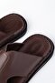 Stan Genuine Leather Men's Slippers, Genuine Leather Slippers, Orthopedic Sole Slippers, Light Leather Slippers - 3