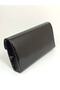 Women's black patent leather evening dress bag - 2