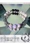 Natural Stone Energy Bracelet - Howlite Lava Stone Bracelet - Antistress Energy Balance Bracelet