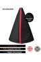 Fiat Doblo 1stGeneration 2001-2010 Compatible Black Leather Special Design Red Stripe Gear Gaiter