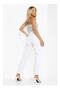 Super White Mom Boyfriend Jeans High Waist Flexible - 2