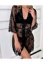 Wiole lace dressing gown and girdle - 2