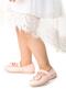 Velcro Bow Girls' Ballerina Shoes Ege 201 Skin - 3