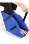 Foot and Heel Pillow, Protective PillowFoot Pillow for Wounds and Post-Surgical Blue - 7