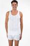 Men's White Phoenix Patterned Undershirt