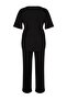 Black V-neck Knitted Pajama Set TBBSS22PT0566 - 8