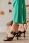 Women's Heeled Slippers - 3