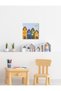 Children's Mosaic Set - Attention and Hand Skill Developmental Artistic Educational Toy (houses) - 4