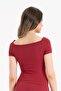 Women's Seamless Ribbed Short Sleeve Blouse 9009 - 3