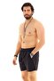 Black Men's Pocketed Swim Shorts - 2