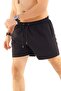 Black Men's Pocketed Swim Shorts - 3