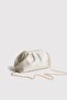 Cream Women's Satin Clutch Evening Dress Bag - 7