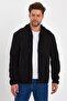 Micro Fleece Stand Collar Zippered Cardigan Rd24ke056031 Black - 4