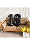 Mini Mouse Balloon Set with Black Number Balloons Minnie Mouse Balloon Set - 6
