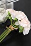 Artificial 10 Flower Mini Erengül Bunch 22 cm Powder - 3