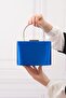 Women's Cobalt Bluemavi Satin Evening Clutch Portfolio Bag