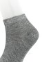 12 Pack Men's Gray Bamboo High Quality Booties Socks - 4