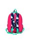 Kids Neon Coral Navy Blue Swan Patterned 2-Piece School Bag Set Goset0223402 - 4