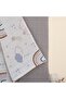 Double Sided Muslin Cover - Gray Muslin - Pastel Rainbow - 2